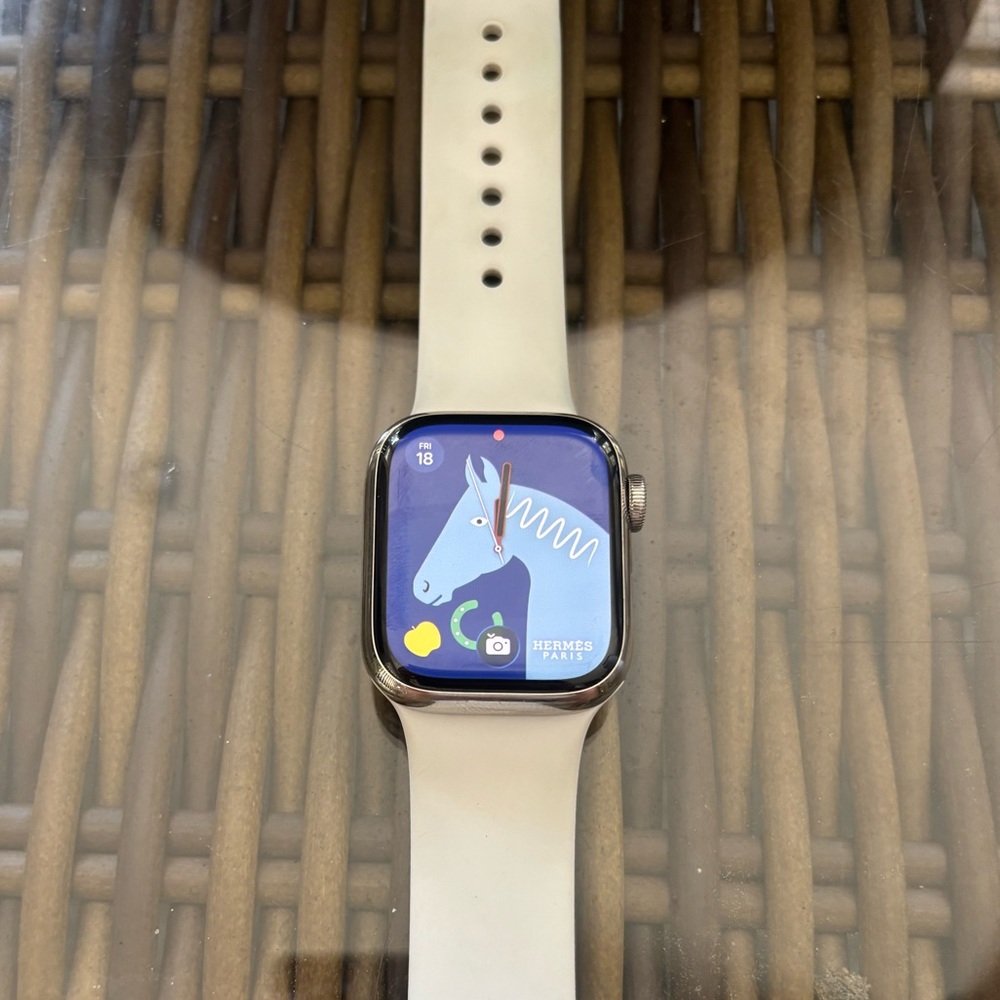 Apple Watch Hermès Series 7 41mm Stainless Steel GPS + Cellular w/ Box